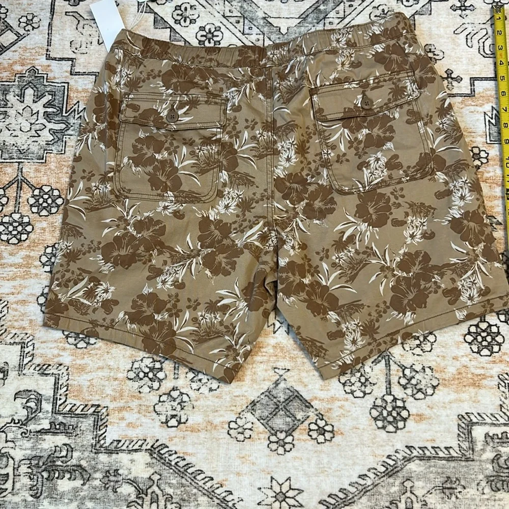 NWT 38 MUTUAL WEAVE The Chino Board short 8” inseam with tropical print